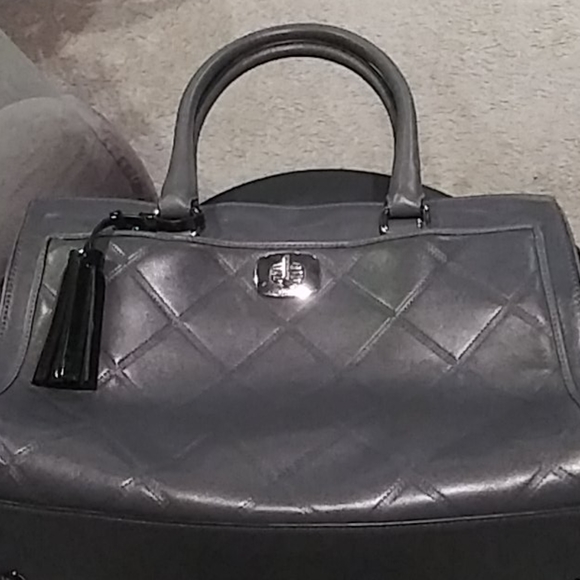 Coach leather handbag
